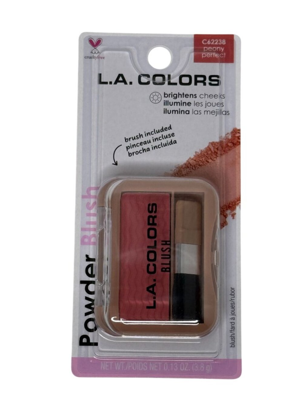 LA Colors Powder Blush Peony Perfect C62238 New
